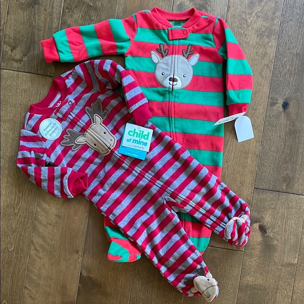 CHILD OF MINE/ CARTER’S bundle of 2 onesies